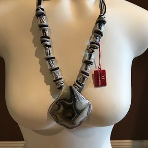 NWT Antica Murrina glass sea shell necklace